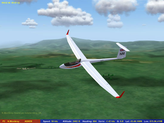 condor glider simulator